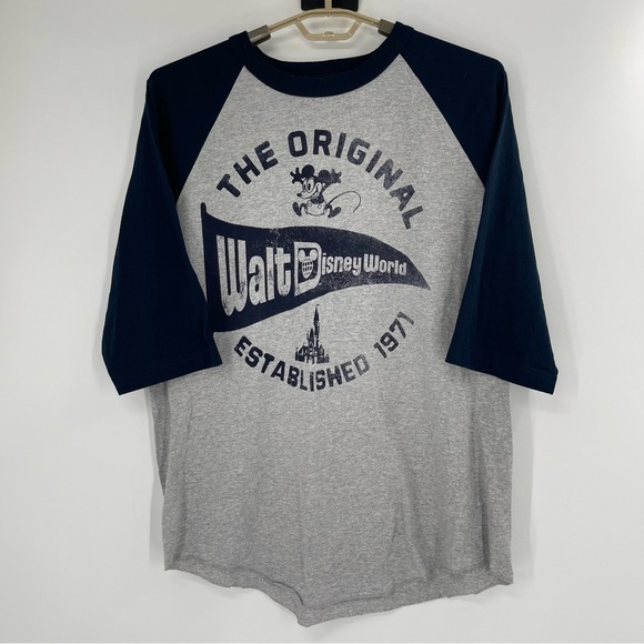 Disney Parks Walt Disney World Raglan Baseball Tee Top - Picture 10 of 10